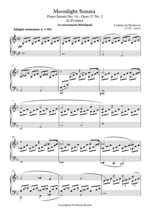 Moonlight Sonata in D minor