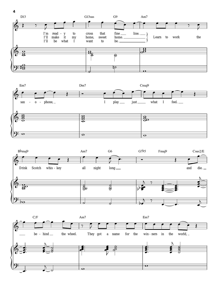 Deacon Blues Deacon Blues Piano, Vocal scores gallery preview page 4