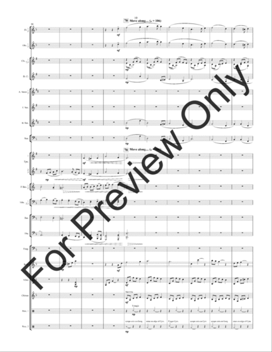 Christmas Legends Concert Band scores gallery preview page 13