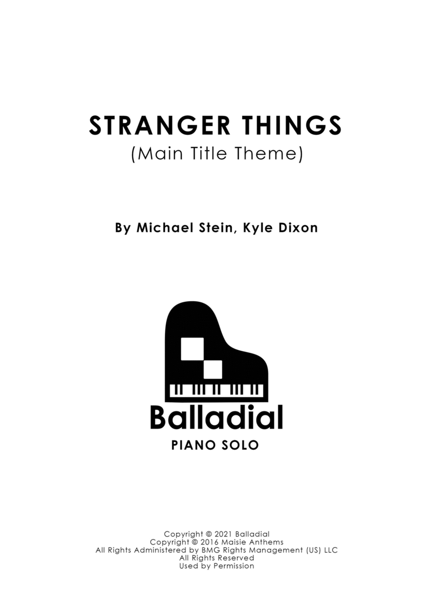 Stranger Things Main Title Theme image number null