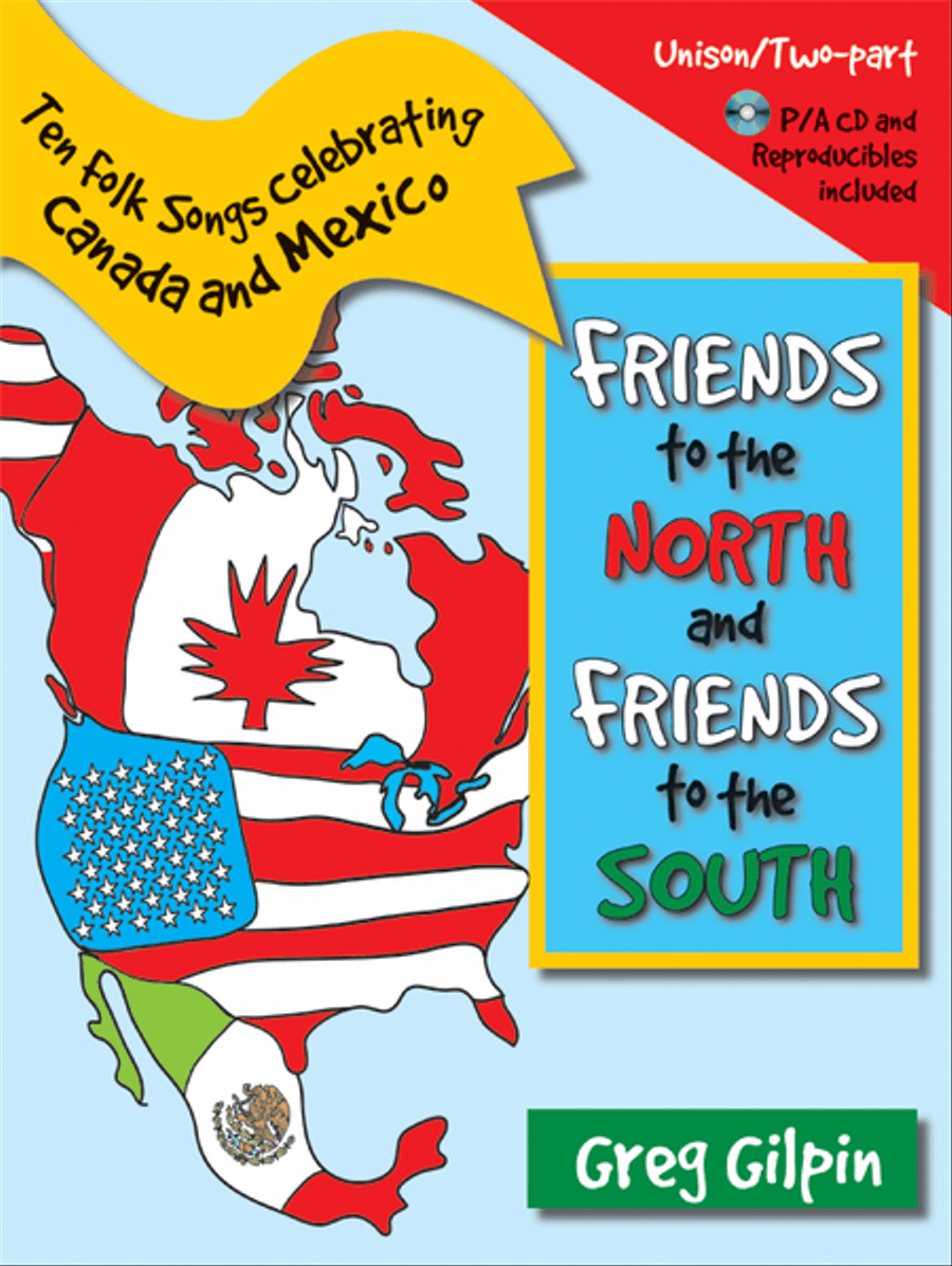 Friends to the North and Friends to the South Unison Choir scores gallery preview page 1