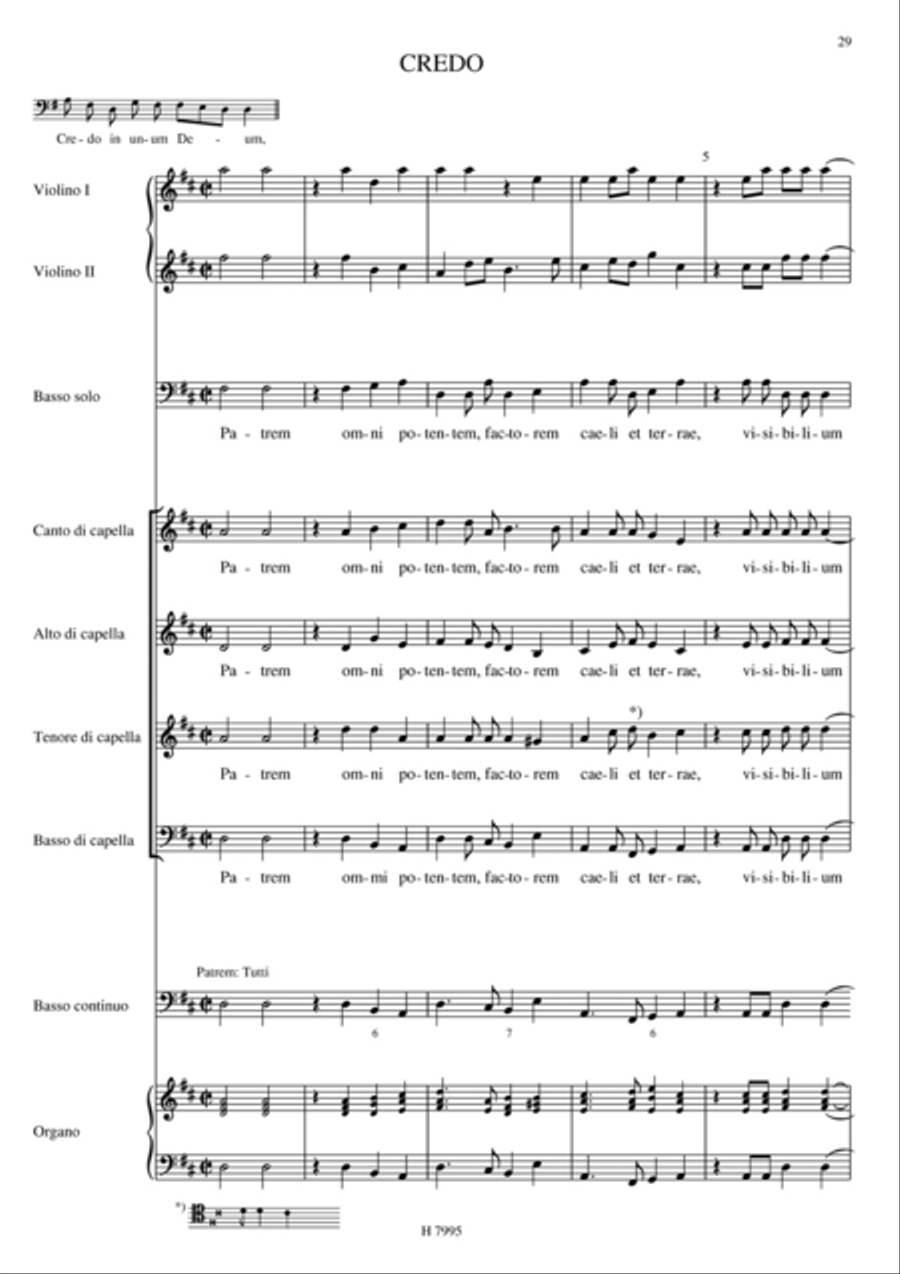 Sacra et litaniae - pars V: Missa V 4-Part scores gallery preview page 2