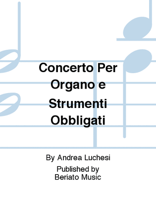 Concerto Per Organo e Strumenti Obbligati