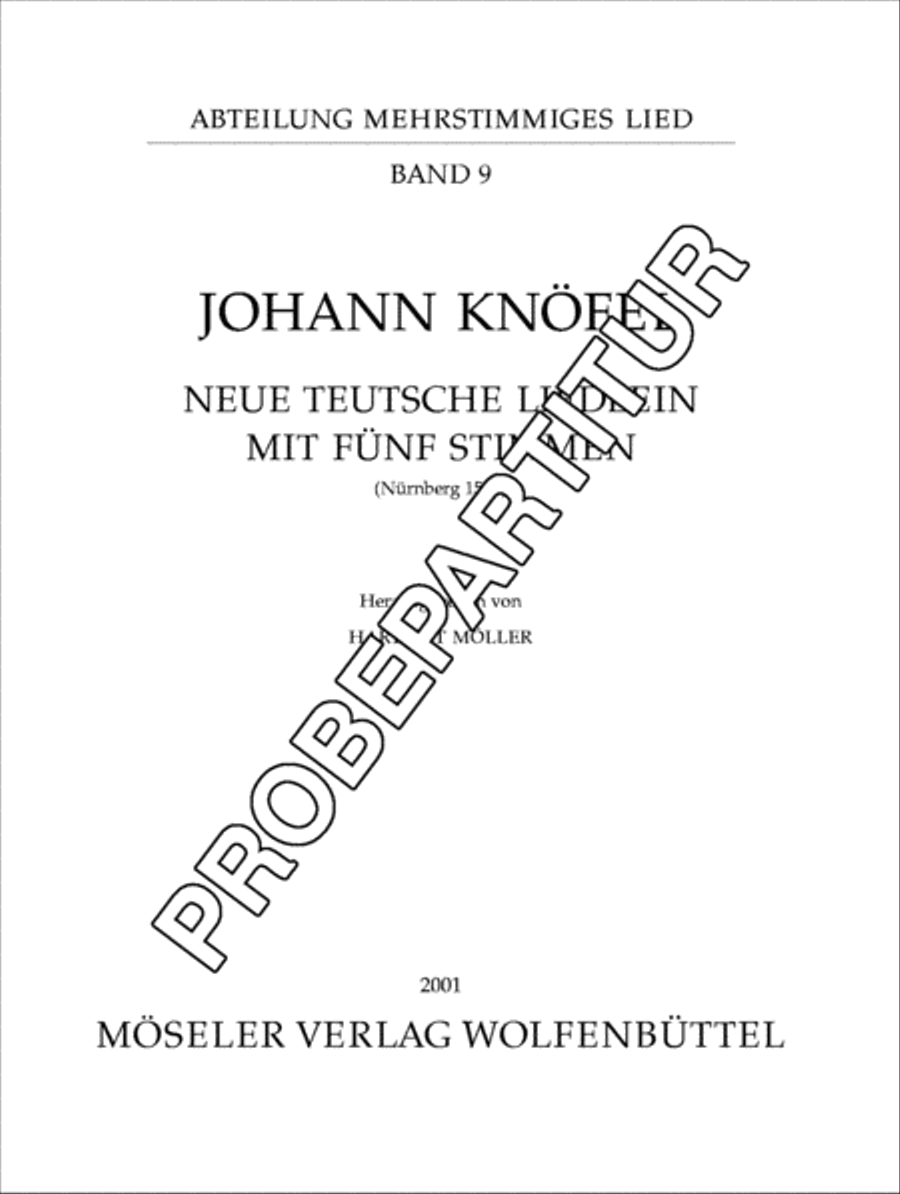 Neue teutsche Liedlein Mixed Choir scores gallery preview page 4