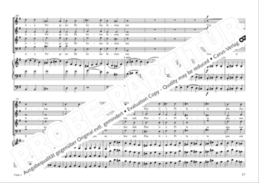 Mass in G Major 4-Part scores gallery preview page 20