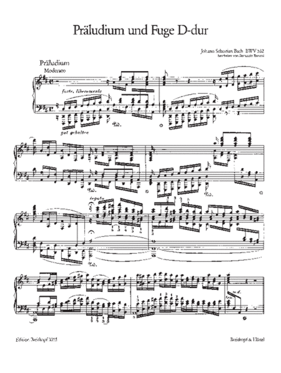 Prelude and Fugue in D major BWV 532
