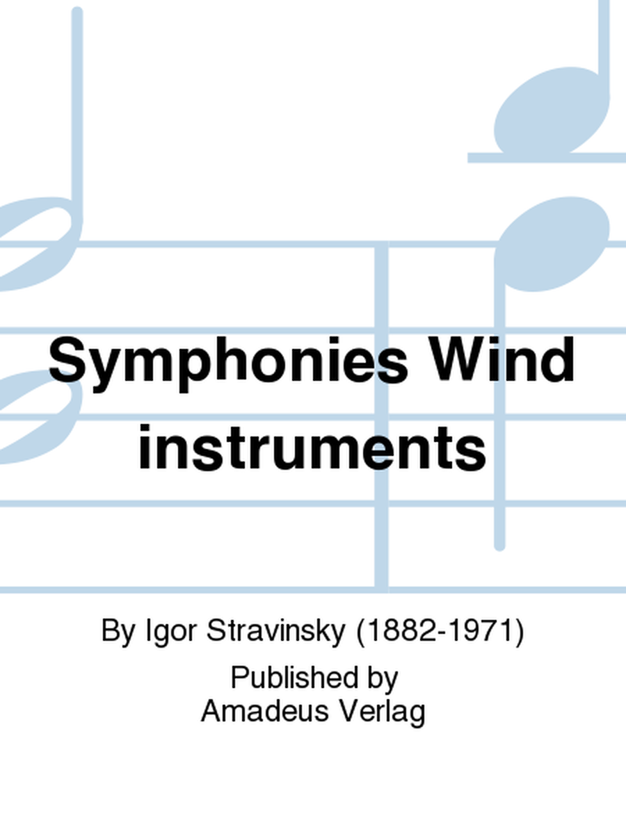 Symphonies Wind instruments