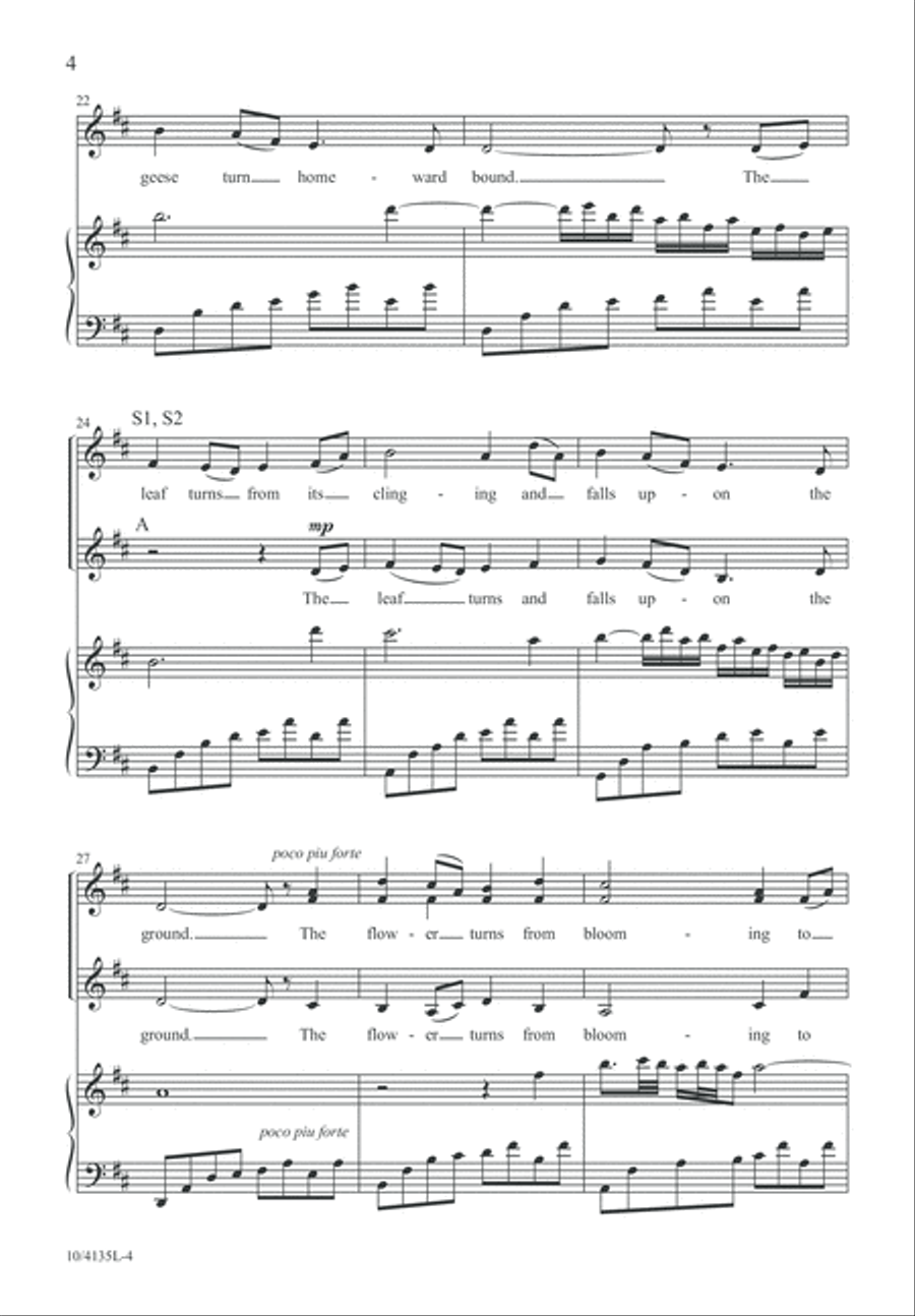 The Time for Turning SSA scores gallery preview page 5