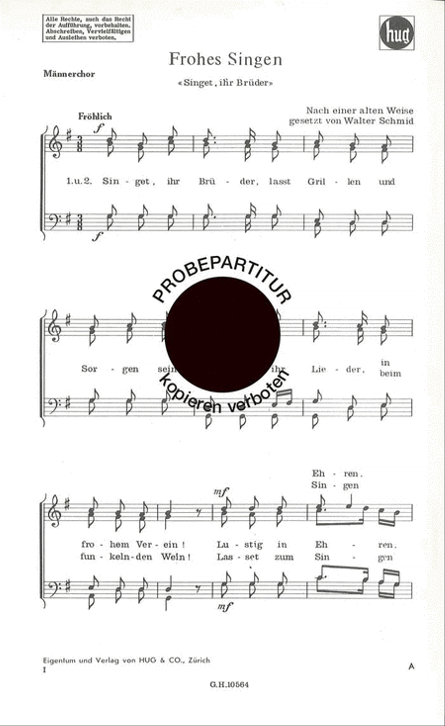 Frohes Singen