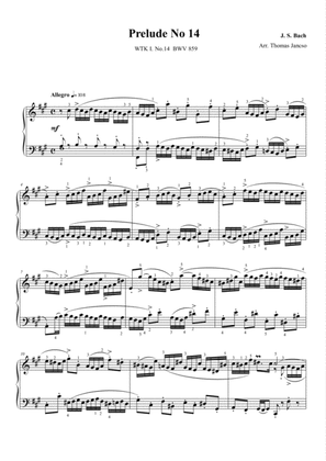 Prelude and Fugue in F# minor, BWV 859