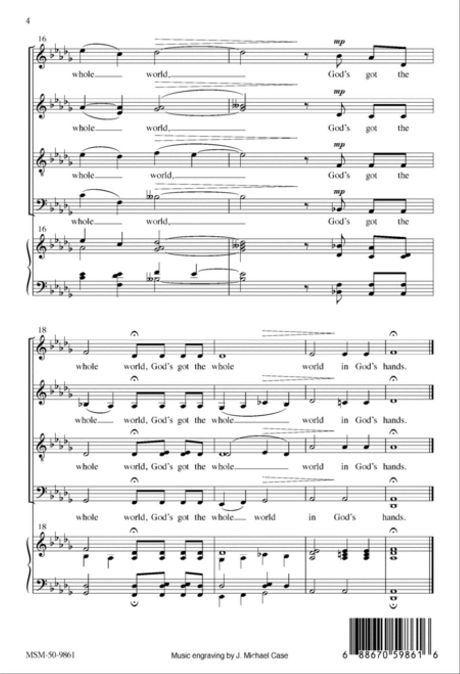 God's Got the Whole World Divisi scores gallery preview page 4