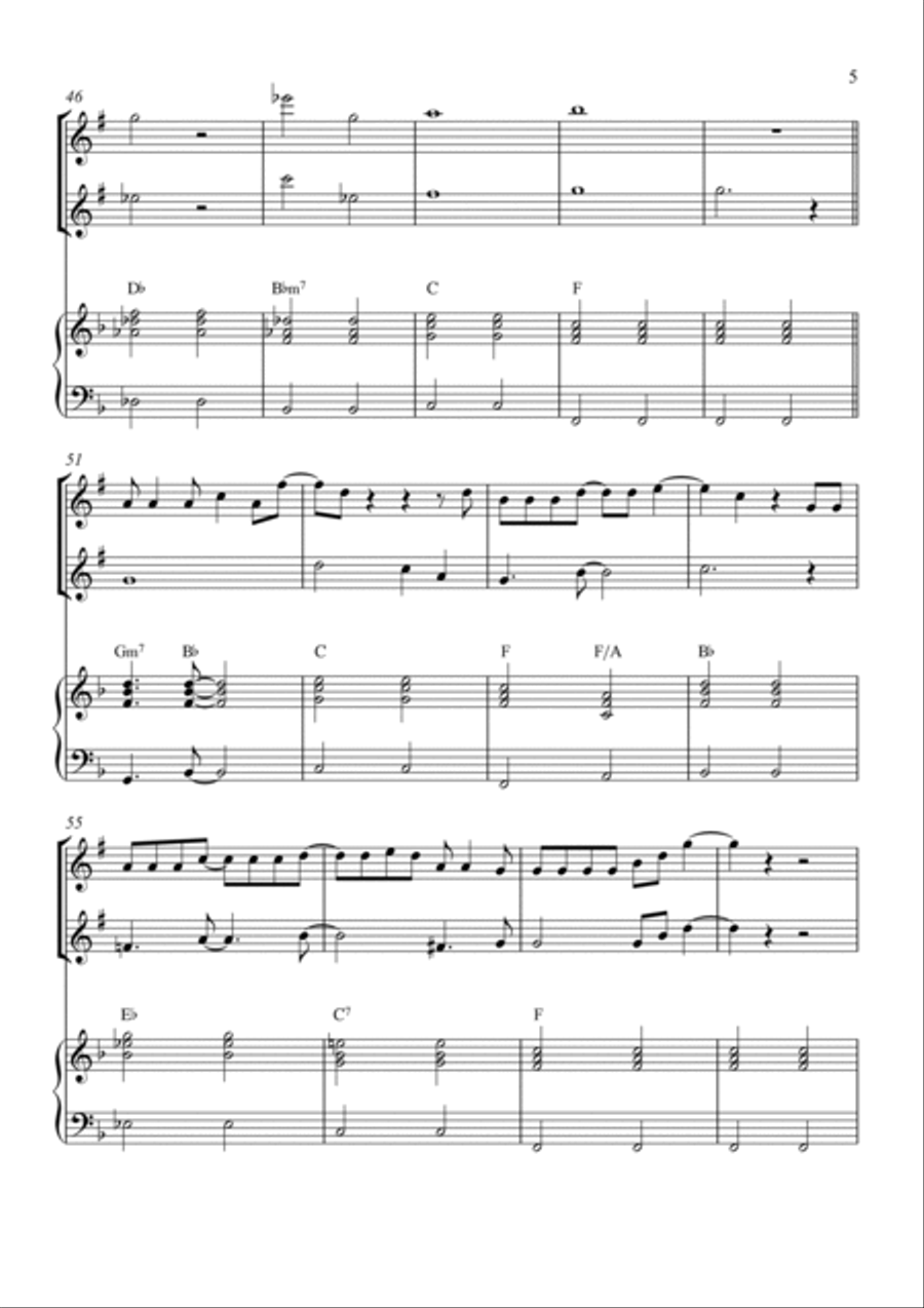 Goodbye Yellow Brick Road Clarinet Duet scores gallery preview page 5
