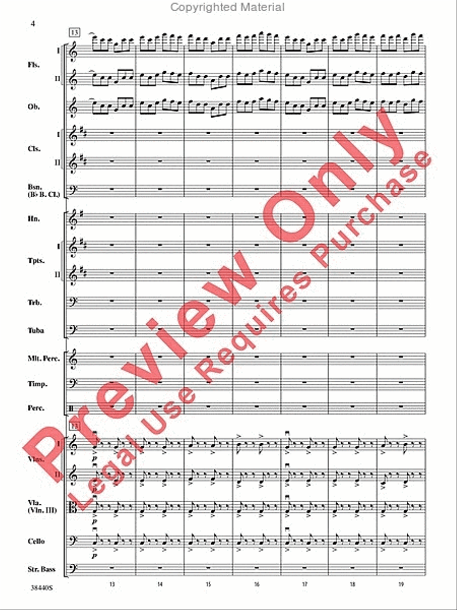 Leroy Anderson's Irish Suite, Part 1 (Themes from) Full Orchestra scores gallery preview page 5