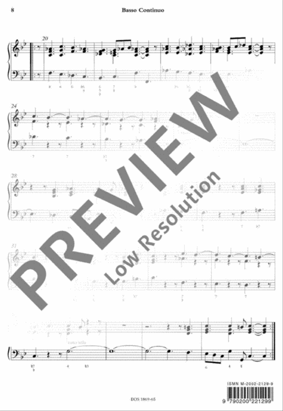 Concerto Grosso Concerto Grosso Basso Continuo scores gallery preview page 8