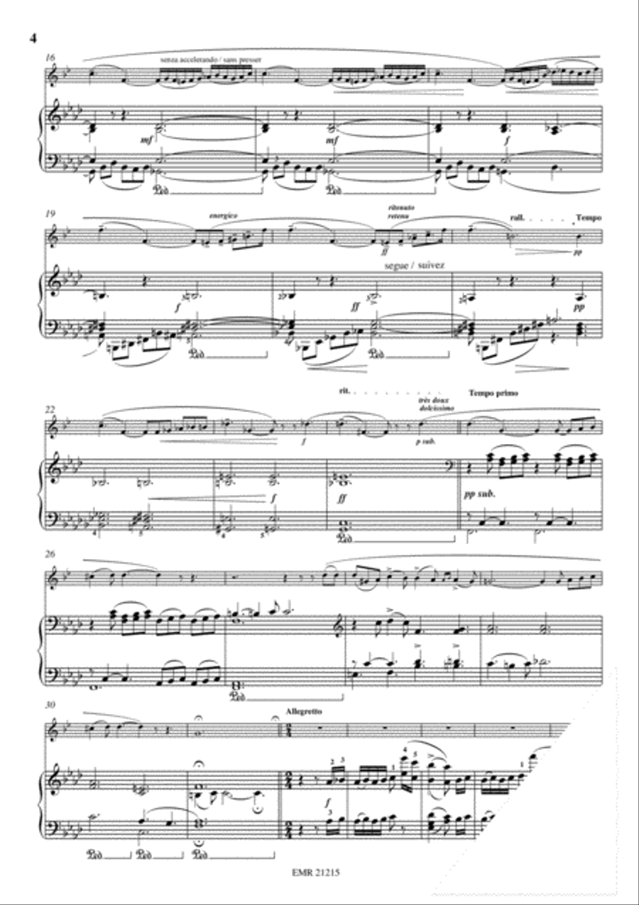 Andante et Allegretto Cornet scores gallery preview page 4