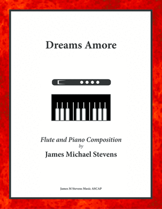Book cover for Dreams Amore - Flute & Piano