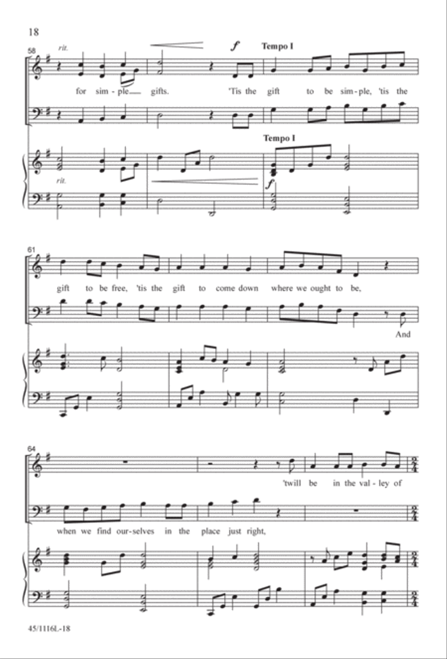 12 Anthems for about 12 Singers 3-Part scores gallery preview page 18