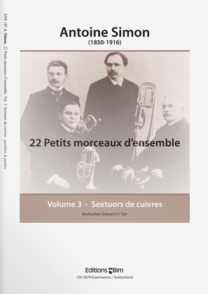 Book cover for 22 petits morceaux d’ensemble, vol.3