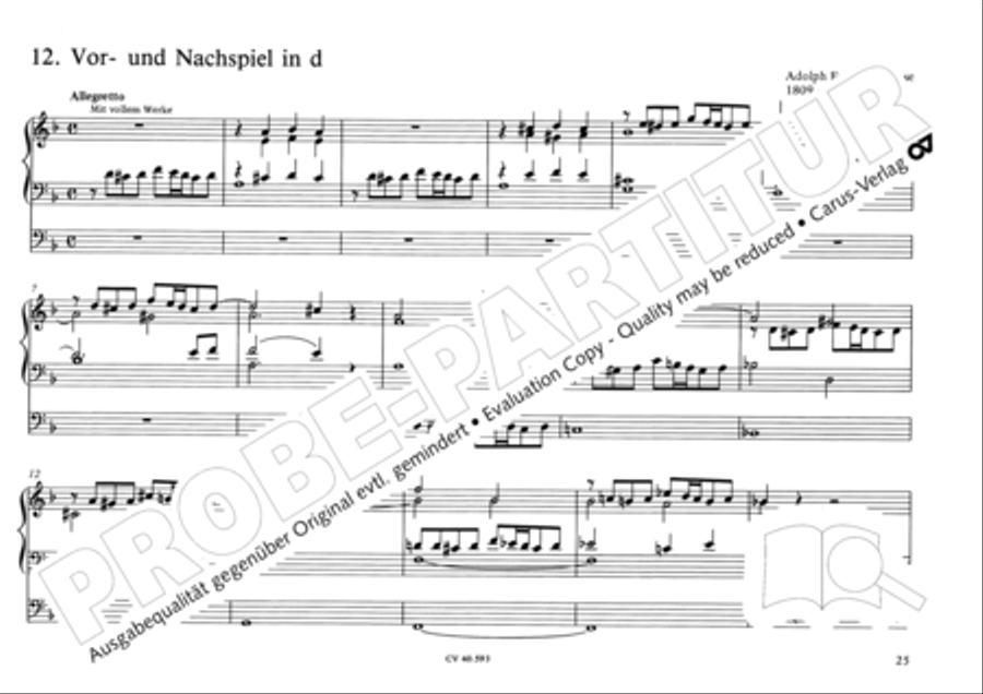 Free Organ Music from the Romantic Period, Vol. I (Freie Orgelmusik der Romantik, Band I) Organ scores gallery preview page 30