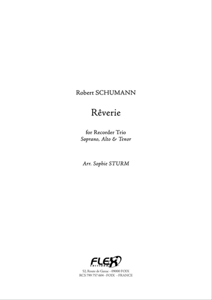Reverie Soprano Recorder scores gallery preview page 1