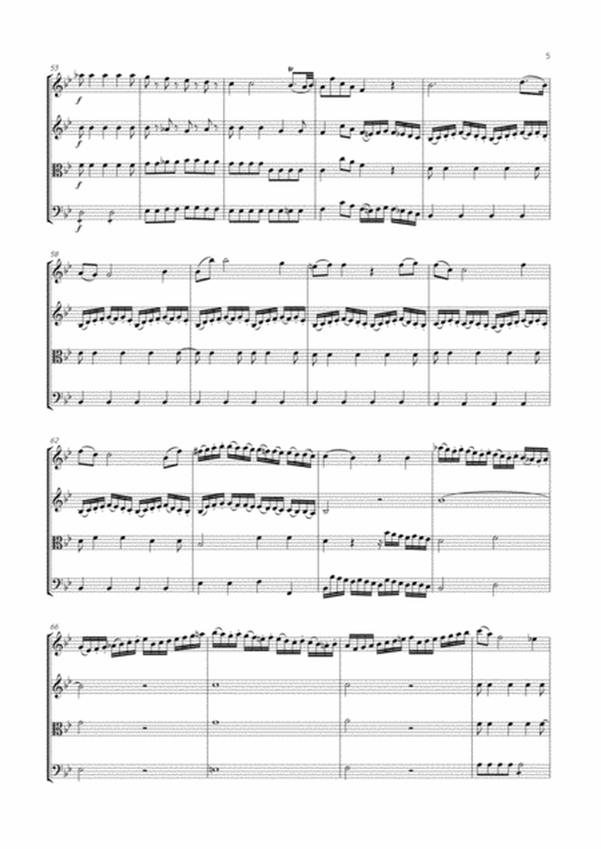 Abel - String Quartet in B flat major, Op.8 No.2 ; WK 62