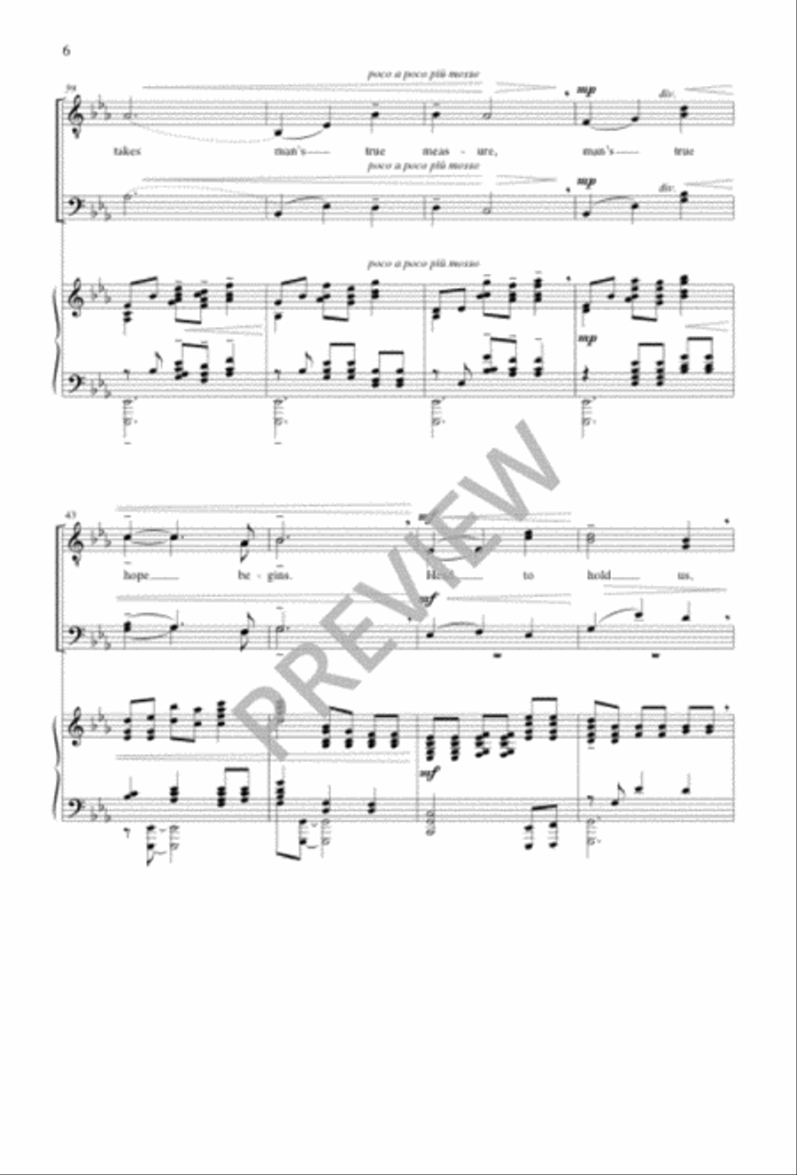 Love's Gift - TTBB edition TTBB scores gallery preview page 5