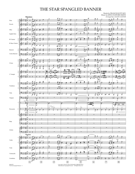 The Star Spangled Banner - Conductor Score (Full Score)