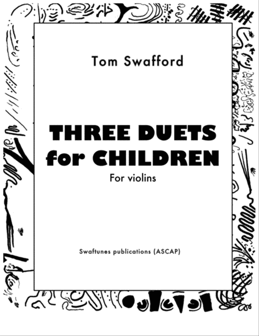 Three Violin Duets for Children String Duet scores gallery preview page 1