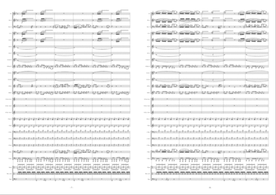 Verdammt Ich Lieb' Dich Concert Band scores gallery preview page 5