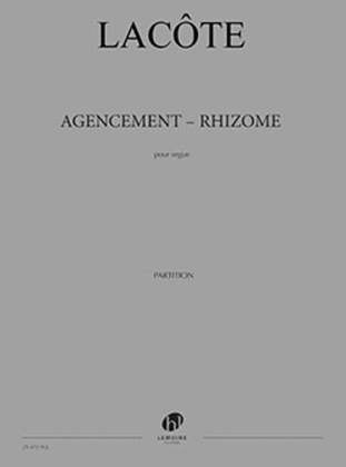 Book cover for Agencement - Rhizome