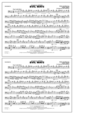 Evil Ways (arr. Paul Murtha) - Trombone