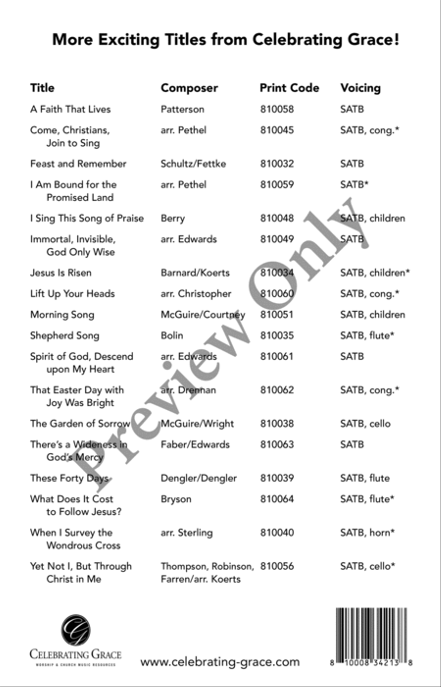 A Faith That Lives 4-Part scores gallery preview page 11