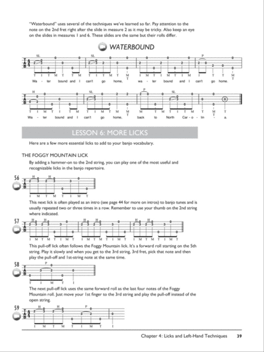 Complete 5-String Banjo Method 5-String Banjo scores gallery preview page 6