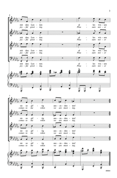 Three Liebeslieder Waltzes (from Liebeslieder Walzer, Opus 52)