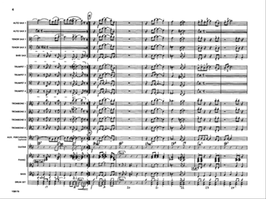Just a Little Off the Top Jazz Ensemble scores gallery preview page 4