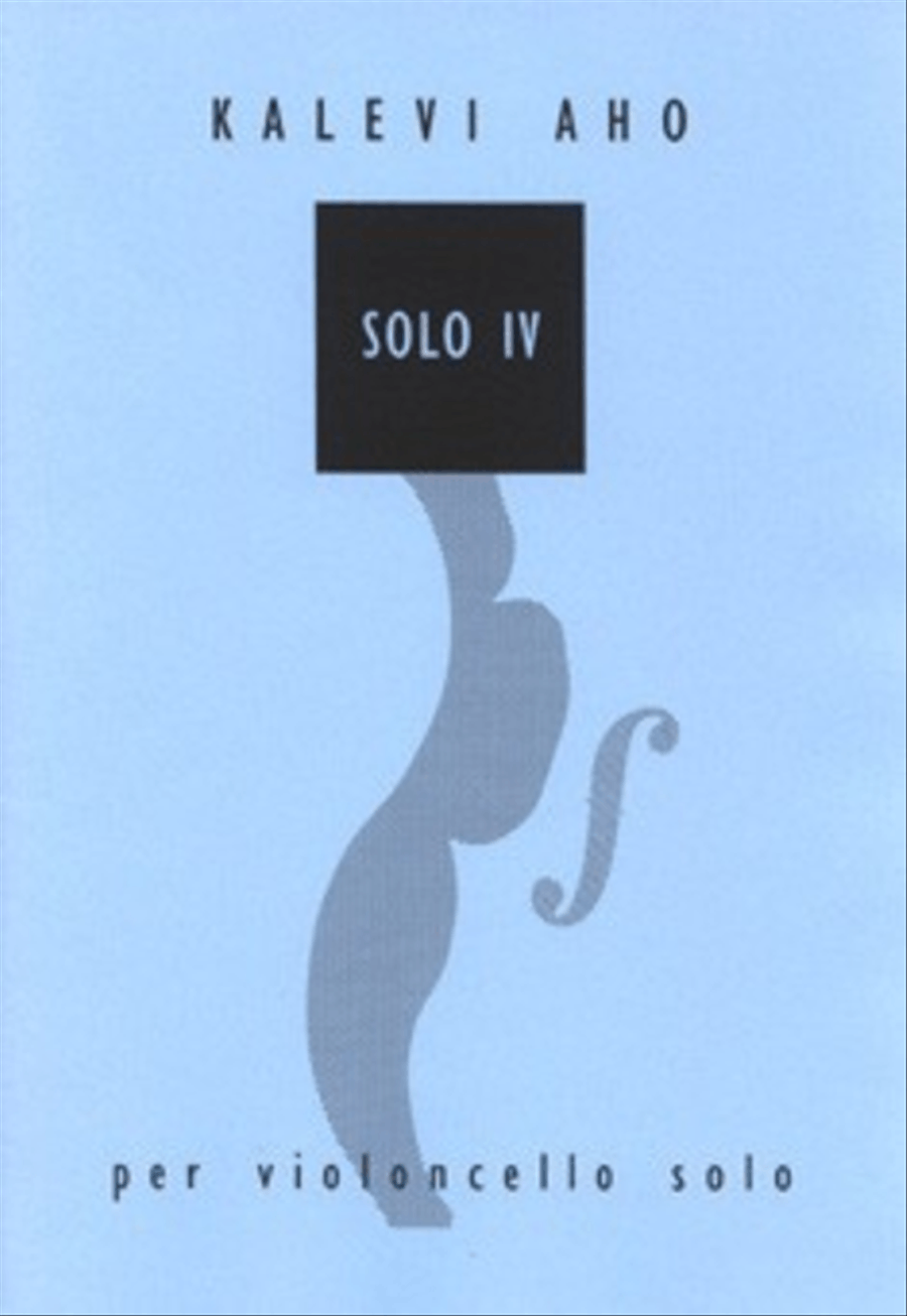 Solo IV for violoncello Solo IV for violoncello Cello Solo scores gallery preview page 1