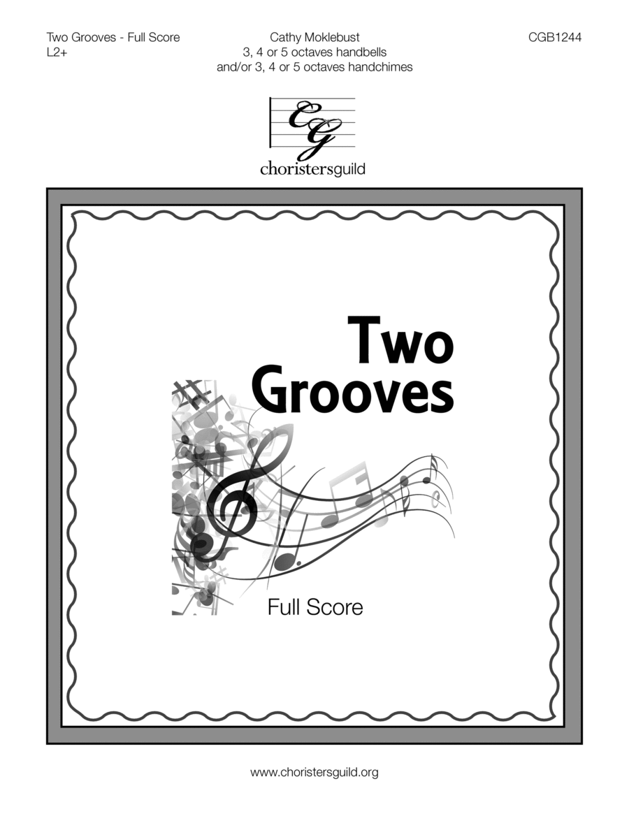 Two Grooves (Full Score) Two Grooves (Full Score) Handbell Choir scores gallery preview page 1