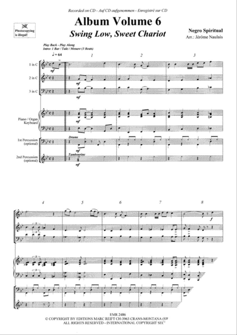 Album Volume 6 Brass Trio scores gallery preview page 3