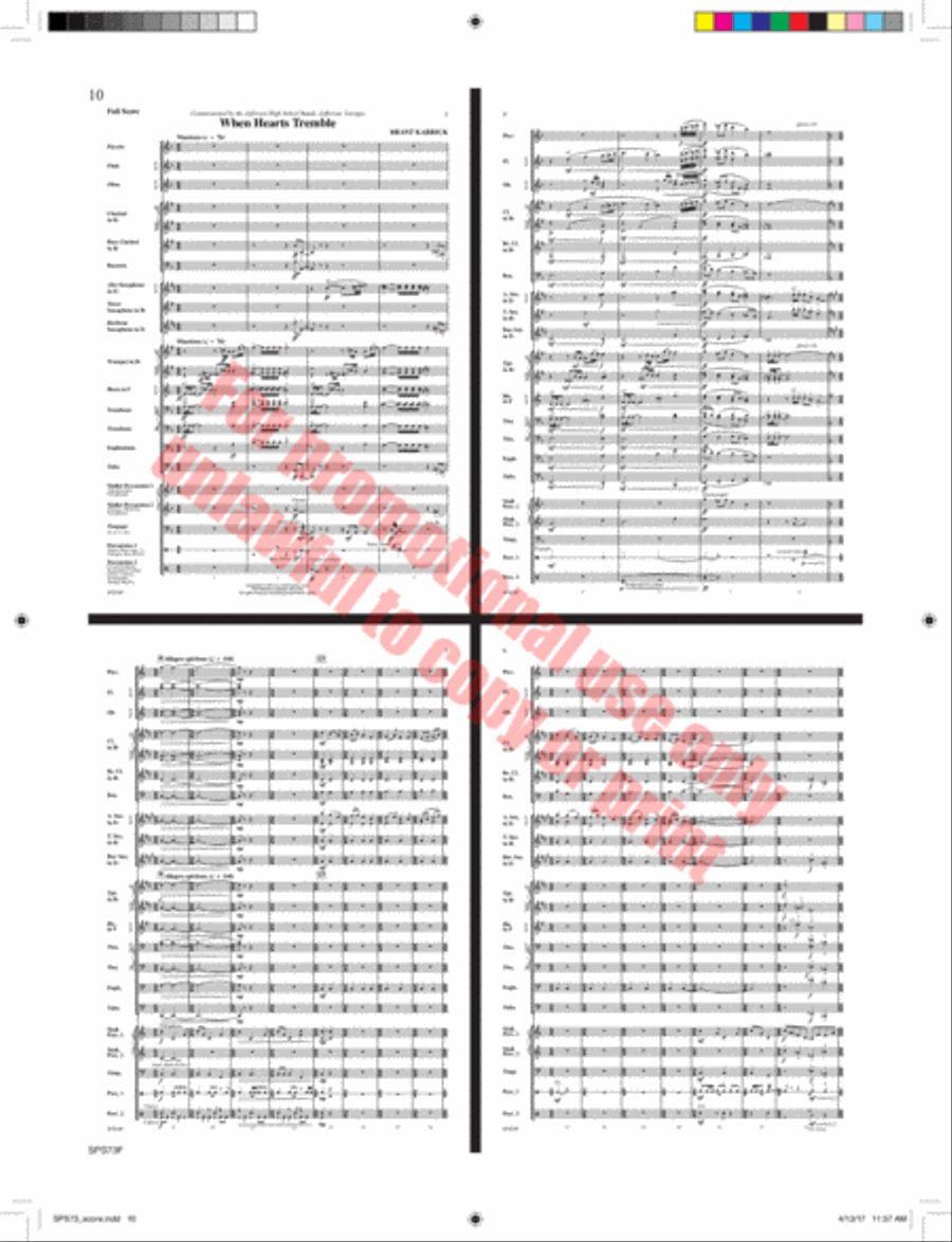 The Star Spangled Banner Concert Band scores gallery preview page 11