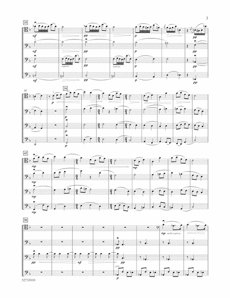Andante Cantabile (from String Quartet No. 1) for Cello Quartet