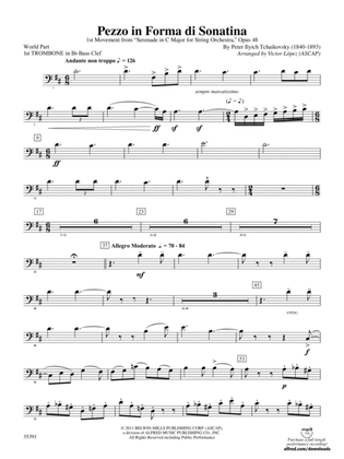 Pezzo in forma di Sonatina: (wp) 1st B-flat Trombone B.C.