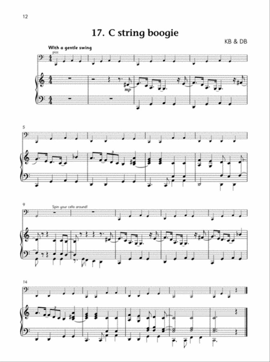 Cello Time Joggers Piano Accompaniment Book Piano Accompaniment scores gallery preview page 3