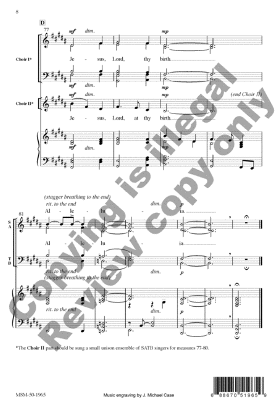 Silent Night Silent Night 4-Part scores gallery preview page 15