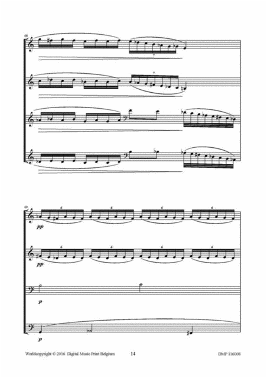 Raga 1 Raga 1 Clarinet Quartet scores gallery preview page 5