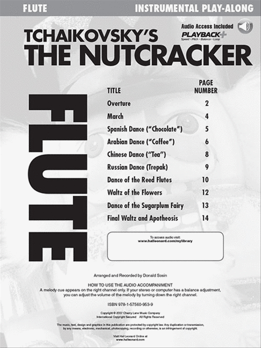 Tchaikovsky's The Nutcracker Flute Solo scores gallery preview page 2