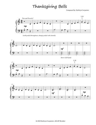 Thanksgiving Bells (Easy Piano)