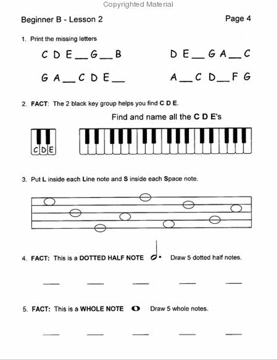 Just the Facts II - Beginner B (Age 6-7) School and Community scores gallery preview page 2
