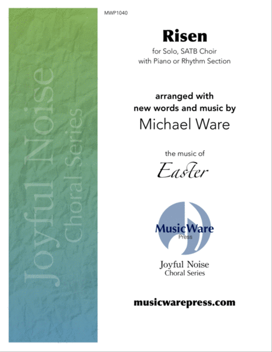 Risen (SATB) 4-Part scores gallery preview page 1