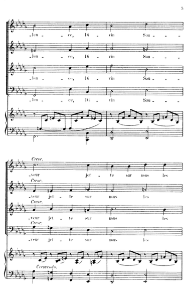 Fauré - Cantique de Jean Racine, Op.11 (Organ & choir)