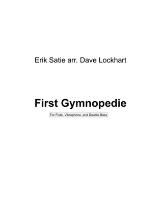 First Gymnopedie for flute, vibraphone, and double bass